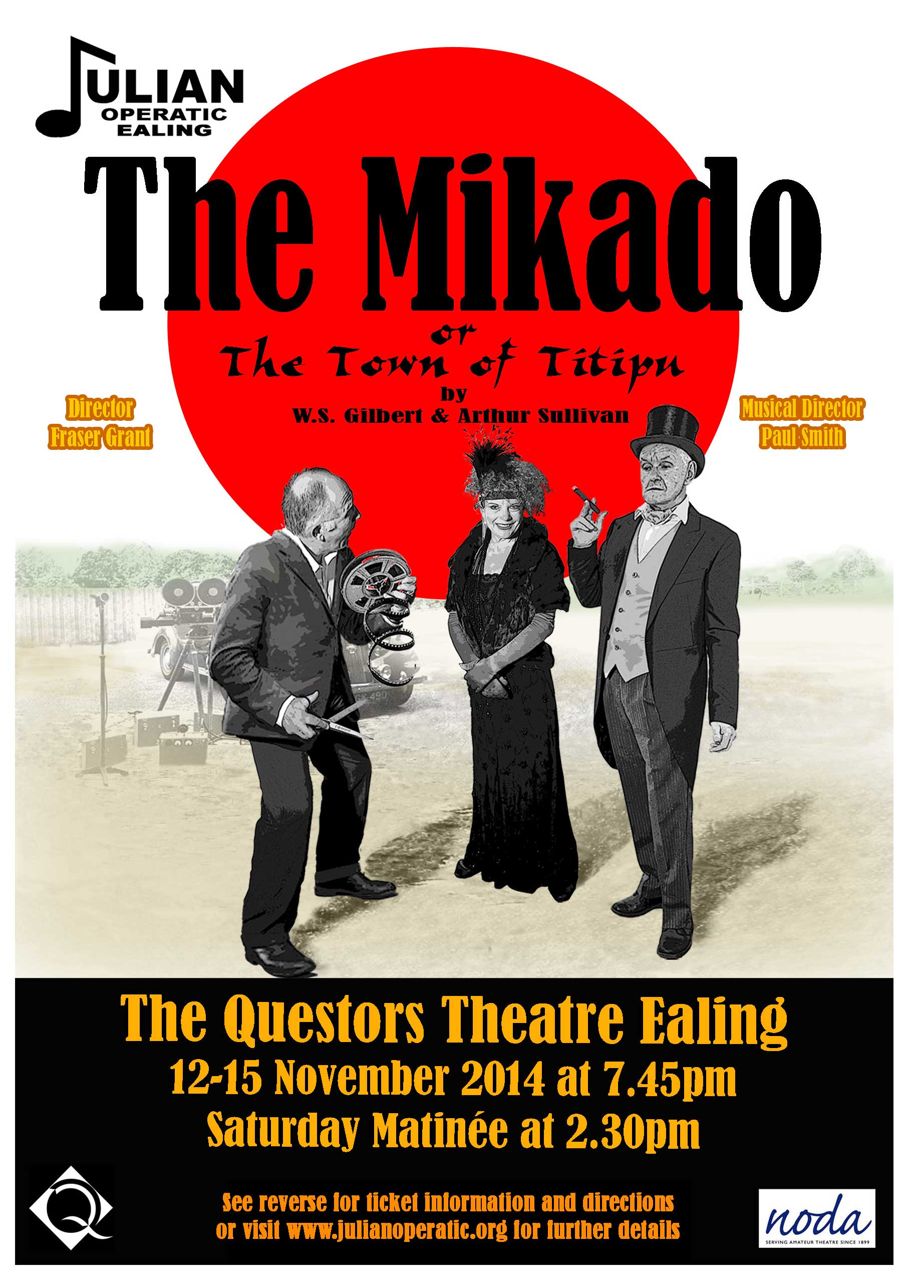 The Mikado 14 handbill