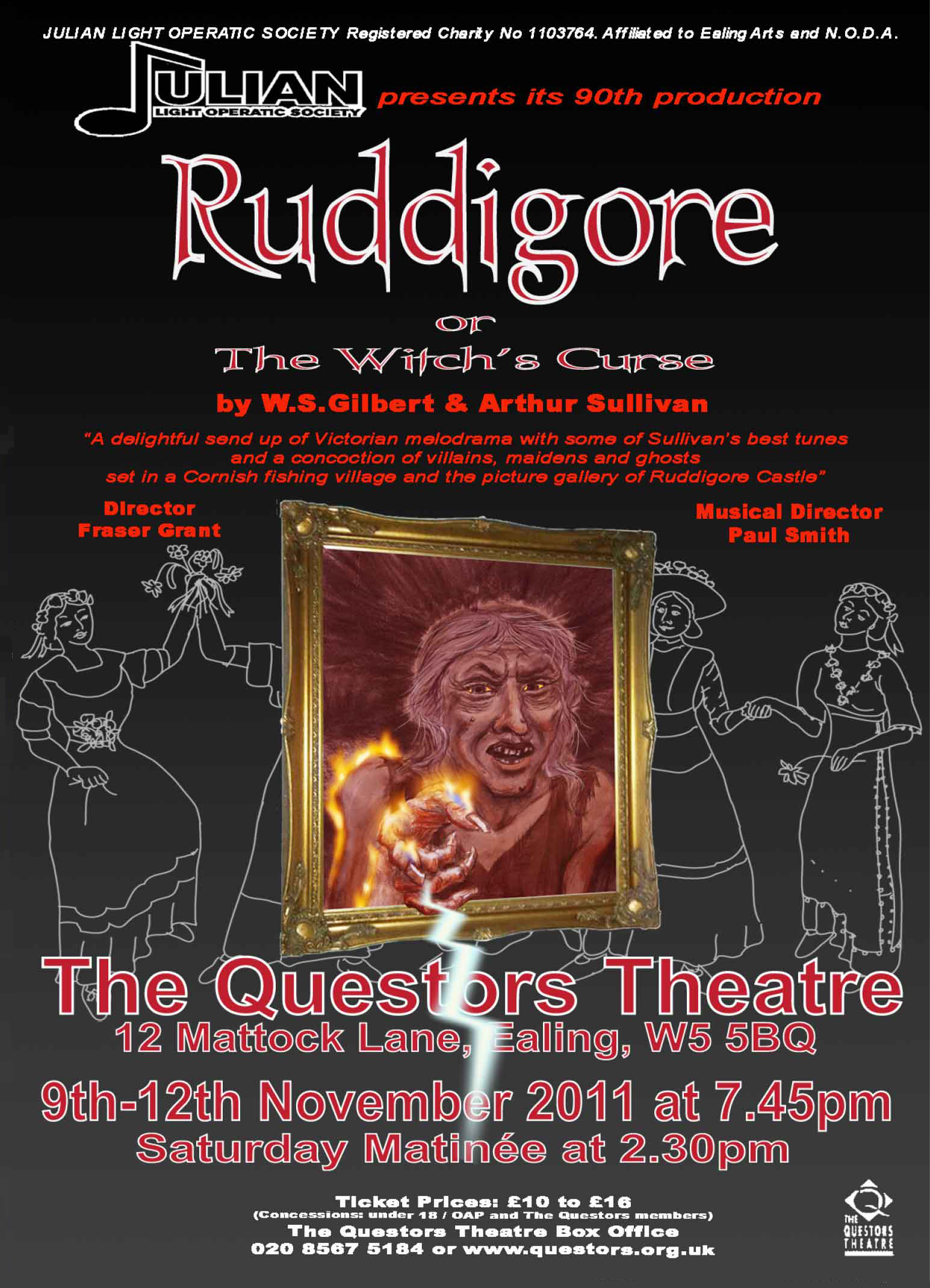 Ruddigore 11 handbill