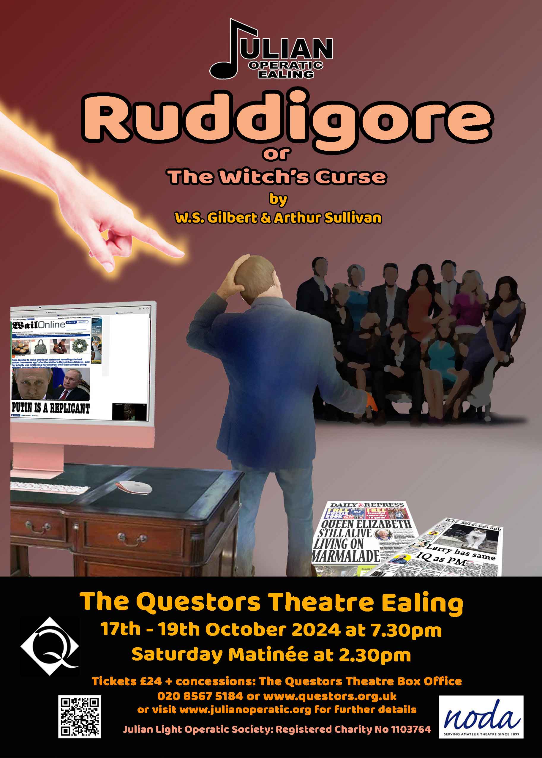 Ruddigore 24 handbill